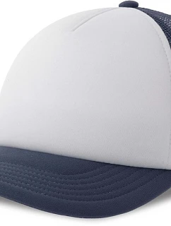 Atlantis Headwear Kid Rapper-S 5 panelová Trucker kšiltovka 33.0295 white/navy