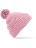 Beechfield B 426B Dětská pletená čepice s bambulí 53.426B dusky pink