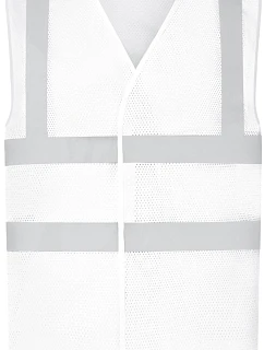 Yoko HVW 120 Hi-Vis síťovaná bezpečnostní vesta 79.W120 white