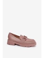 Dámské Mokasíny Eko Kůže S Ozdobným Detalem Khaki model 21689817 - Boto Dámské Mokasíny Eko Kůže S Ozdobným Detalem Khaki model 21689817 - Boto