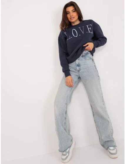 Mikina D10606BA02565C tmavě modrá Mikina D10606BA02565C tmavě modrá