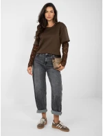 Halenka IT BZ 22128.27 tmavě hnědá Halenka IT BZ 22128.27 tmavě hnědá