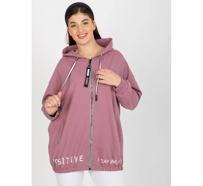 Mikina RV BL 8302.78 tmavě růžová