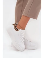 Dámské tenisky na platformě Big Star – bílé Dámské tenisky na platformě Big Star – bílé