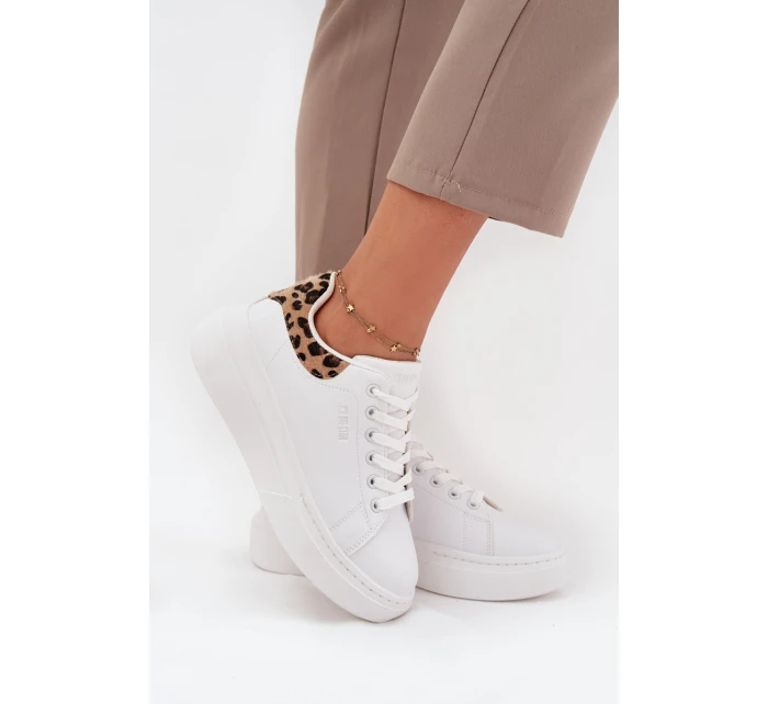 Dámské tenisky na platformě Big Star – bílé Dámské tenisky na platformě Big Star – bílé