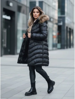 Dámská zimní bunda GLAMOUR FUSION černá FashionStreet TY3890z