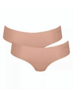 Dámské kalhotky ZERO Microfibre 2.0 Hipster 2P - CAMEO BROWN - sv.hnědé 00ME - SLOGGI