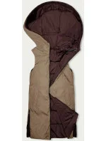 dlouhá dámská oboustranná vesta model 19576606 - S'WEST