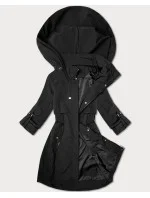 Černá dámská bunda s podšívkou model 21052960 - J.STYLE Černá dámská bunda s podšívkou model 21052960 - J.STYLE