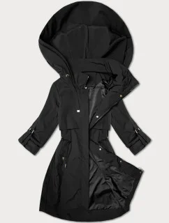 Černá dámská bunda s podšívkou model 21052960 - J.STYLE