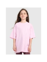 Dívčí tričko oversize s potiskem model 21736463 - 4F Dívčí tričko oversize s potiskem model 21736463 - 4F