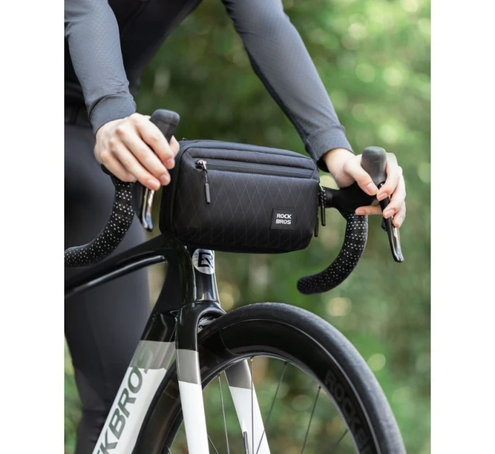 Brašna na řídítka jízdního kola Rockbros 2,1 l černá