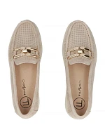 Béžové kožené mokasíny na model 22097362 - FILIPPO Béžové kožené mokasíny na model 22097362 - FILIPPO