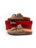 Lee Cooper dámské šněrovací boty slip-on žabky khaki pohodlné lehké dámské