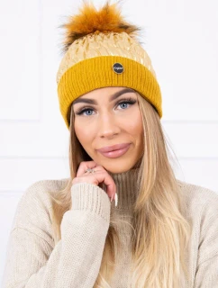 Čepice model 18743798 zlatá - K-Fashion