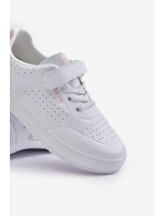 Dětské Tenisky Z Eko Kůže Na Suchý Zip Big Star OO374005 Bílé Dětské Tenisky Z Eko Kůže Na Suchý Zip Big Star OO374005 Bílé
