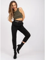 Spodnie DHJ SP model 20961798 czarny - FPrice Spodnie DHJ SP model 20961798 czarny - FPrice