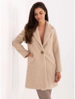 Płaszcz IT PL model 21302374 beżowy - FPrice Płaszcz IT PL model 21302374 beżowy - FPrice