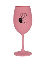 69 - růžová sklenice na víno 350 ml 69 - růžová sklenice na víno 350 ml