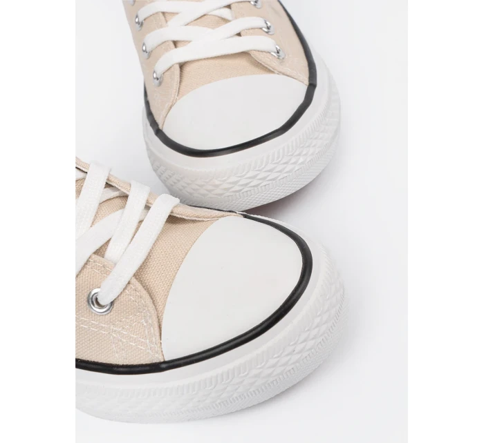 Klasické tenisky dámské Jasnobeżowy bez podpatku Klasické tenisky dámské Jasnobeżowy bez podpatku