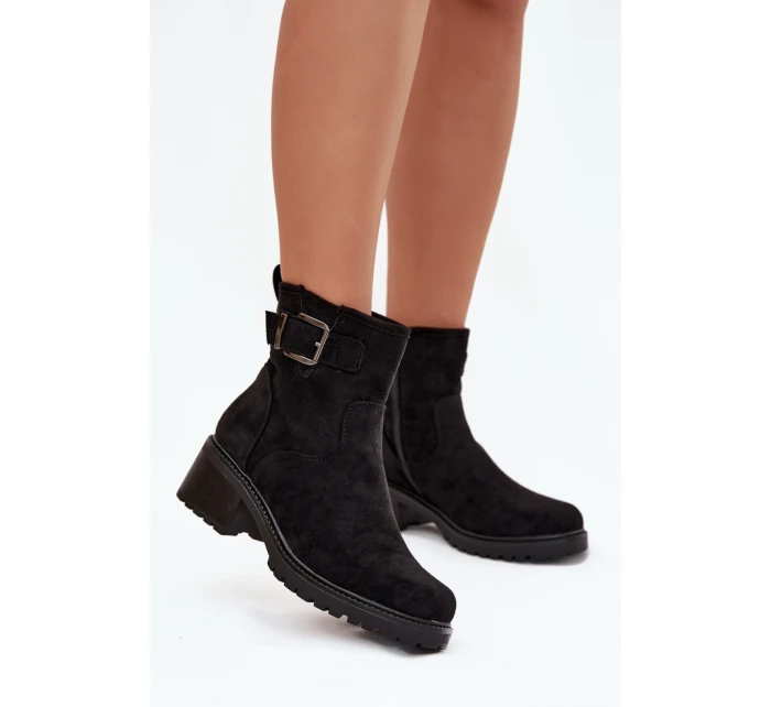 Boty na podpatku  model 217814 Step in style