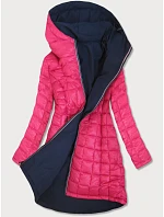 Oboustranná bunda ve tmavě barvě pro přechodné období model 20610204 - Libland Oboustranná bunda ve tmavě barvě pro přechodné období model 20610204 - Libland