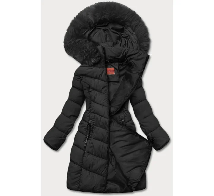 ZIMOWA KURTKA Z KAPTUREM CZARNA model 21244561 - YES!PINK ZIMOWA KURTKA Z KAPTUREM CZARNA model 21244561 - YES!PINK