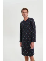 Noční košile s dlouhým rukávem model 18936648 - Vamp