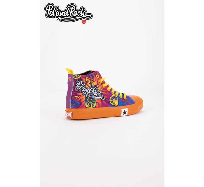 Tenisky Pol'and'Rock Festival X Big Star SS174502 Oranžové Tenisky Pol'and'Rock Festival X Big Star SS174502 Oranžové
