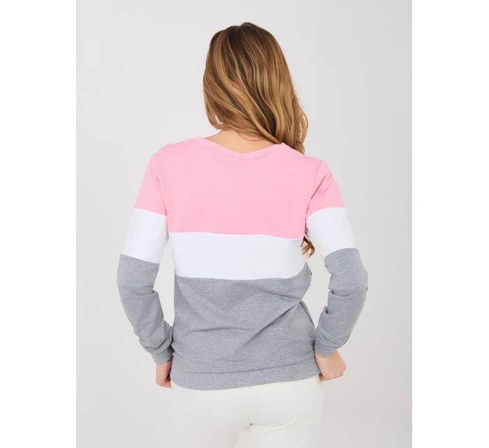 Bluza RV BL model 22013718 szaro różowy - FPrice