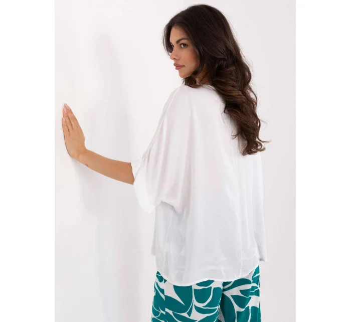 Bluzka TW BZ BI model 21190982 biały - FPrice Bluzka TW BZ BI model 21190982 biały - FPrice