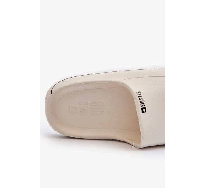 Lehké dámské pantofle Big Star Bílé