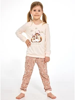 Pyžamo Cornette Kids Girl 594/200 Snack, délka rukávů 86–128 Pyžamo Cornette Kids Girl 594/200 Snack, délka rukávů 86–128