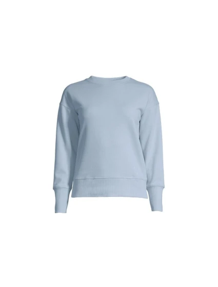 CASALL Froté mikina s krkem Natural Dye modrá CASALL Froté mikina s krkem Natural Dye modrá