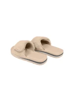 Cubota žabky na suchý zip s kožešinou béžové K24AW-100-001-03-1 Cubota žabky na suchý zip s kožešinou béžové K24AW-100-001-03-1