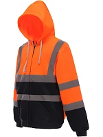 Yoko HVK 07 Hi-Vis mikina s kapucí 79.VK07 hi vis orange/navy Yoko HVK 07 Hi-Vis mikina s kapucí 79.VK07 hi vis orange/navy
