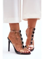 Vysoké Sandály D&A Černé model 21625839 - Boto Vysoké Sandály D&A Černé model 21625839 - Boto