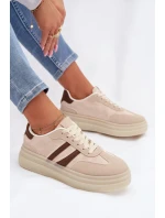 Dámské tenisky na platformě Béžové Galleria Dámské tenisky na platformě Béžové Galleria