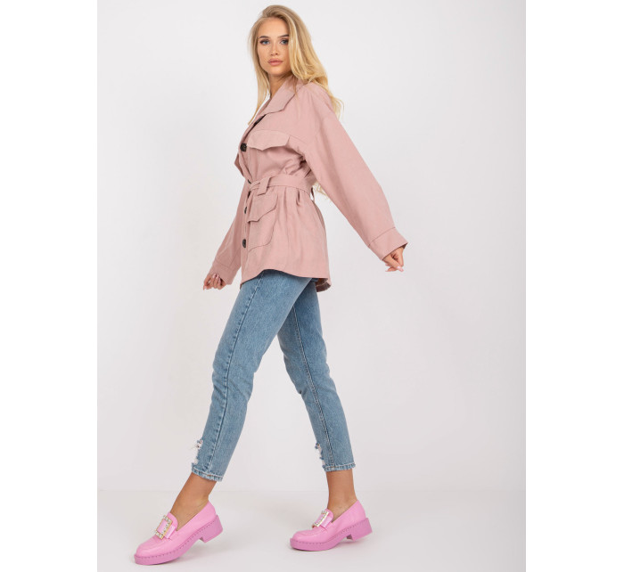 Dámský kabát EM EN model 17374694 světle růžový - FPrice