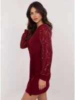 Šaty MI SK model 20619226 bordó - FPrice