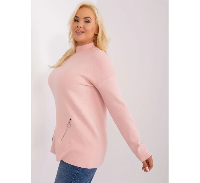 PM SW PM717 Svetr.20 světle růžová