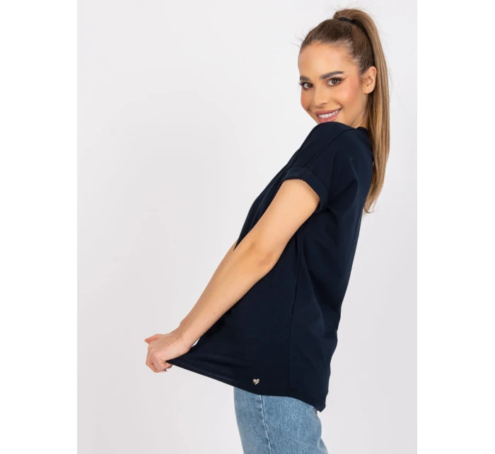 Tričko RV TS 7666.19 tmavě modrá Tričko RV TS 7666.19 tmavě modrá