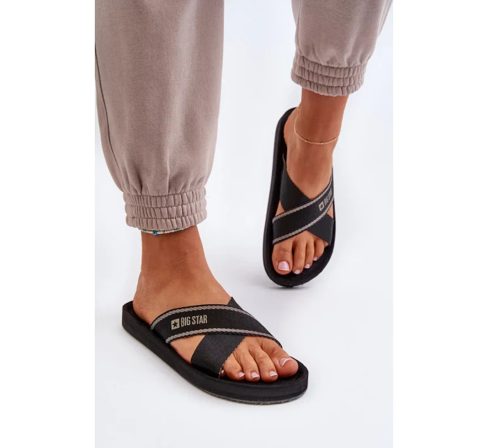 Dámské pantofle Big Star Black Dámské pantofle Big Star Black
