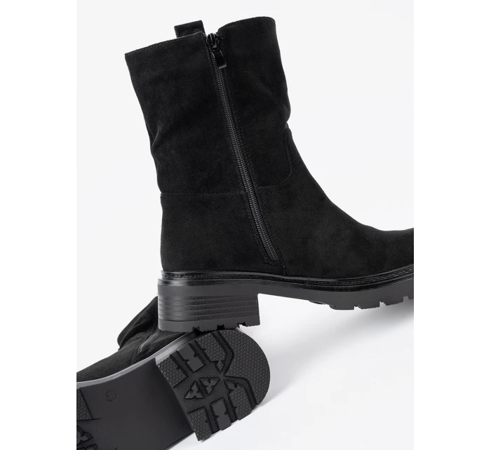 Trendy kotníčkové boty dámské černé platforma Trendy kotníčkové boty dámské černé platforma