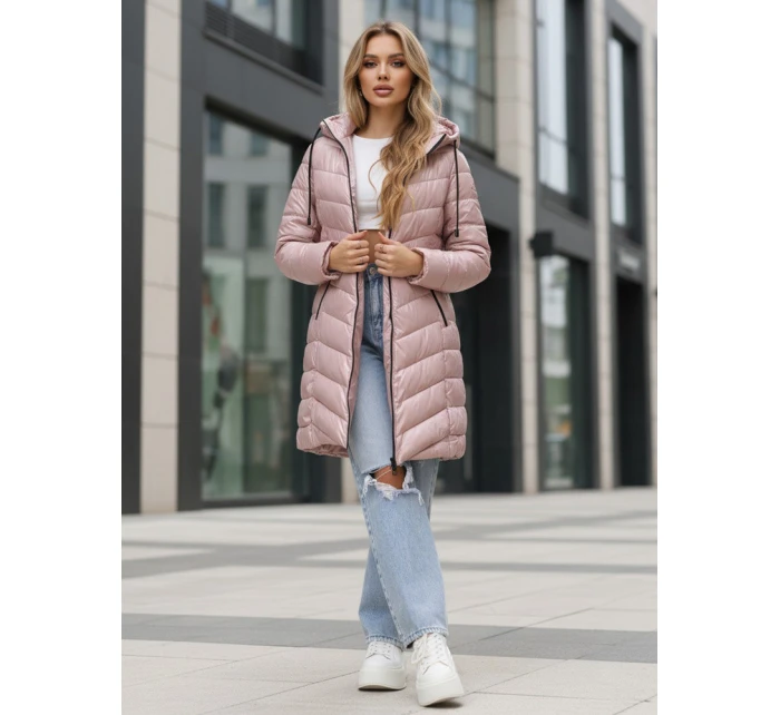 Dámská dlouhá zimní prošívaná bunda FashionStreet TY5505