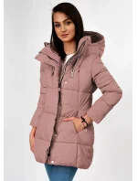 KRÓTKA KURTKA DAMSKA ZIMOWA Z  RÓŻ model 21241728 - Libland
