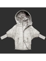 Dámská netopýří bunda v barvě ecru Minority (P3-6913-12)