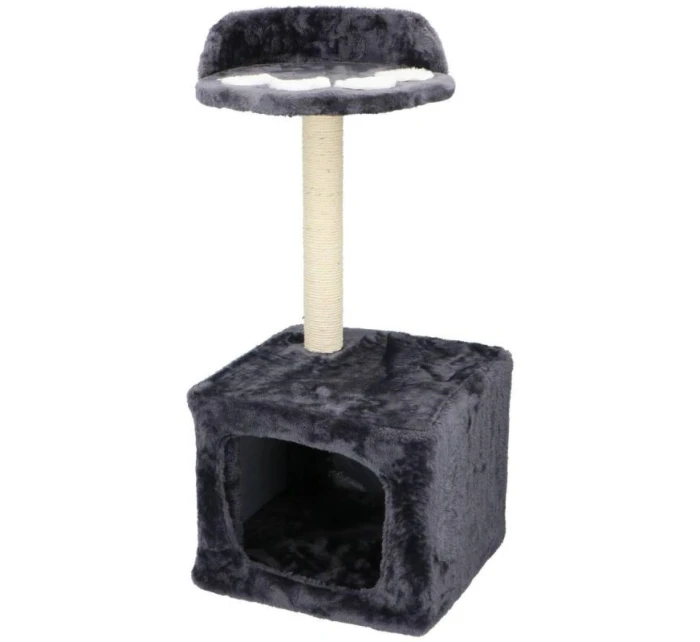 ŠKRABADLO PRO KOČKY S DOMEČKEM A PELÍŠKEM 68CM