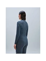 Cyklistické tričko POC W's Layer Merino Mock Neck Jersey, šedé Cyklistické tričko POC W's Layer Merino Mock Neck Jersey, šedé
