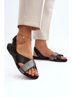 Kožené Sandály Na Suchý Černé model 21647961 - Zazoo